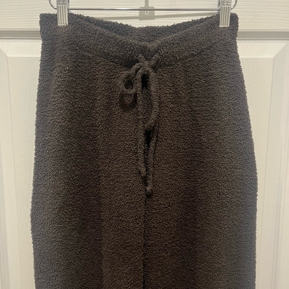 Uniqlo Brown Sherpa Fleece Jogger Sweatpants Small Loungewear Cozy Soft Winter - Picture 2 of 5